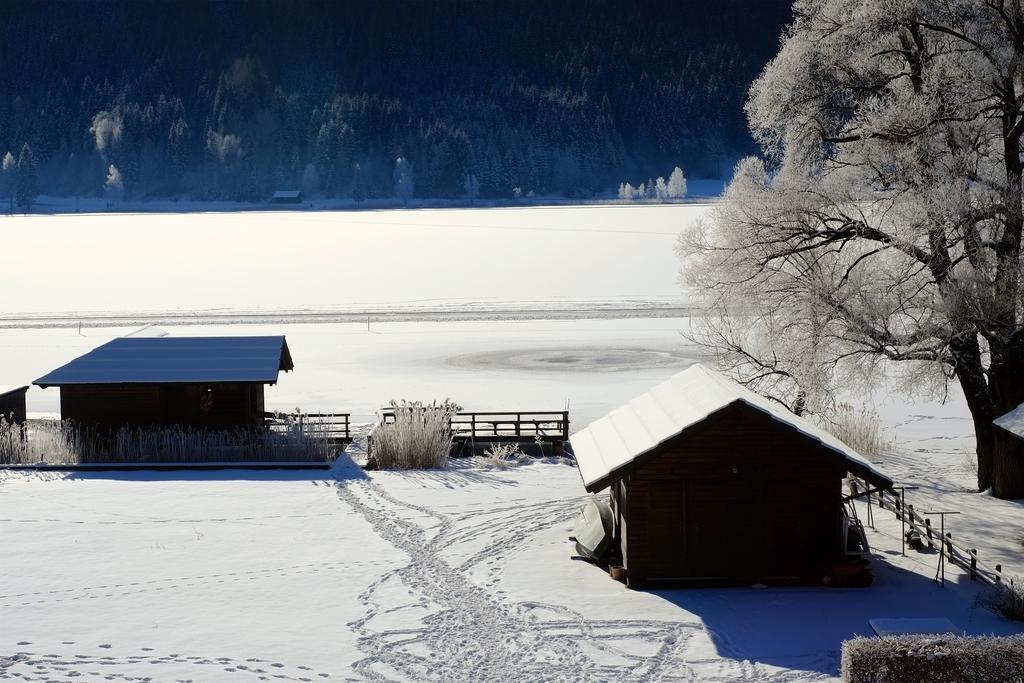 Draxl-Hof Ferienwohnungen Weissensee Extérieur photo